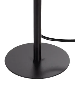 Sale Beliani Lampada da tavolo VINAZCO Bouclé Bianco Bianco Nero