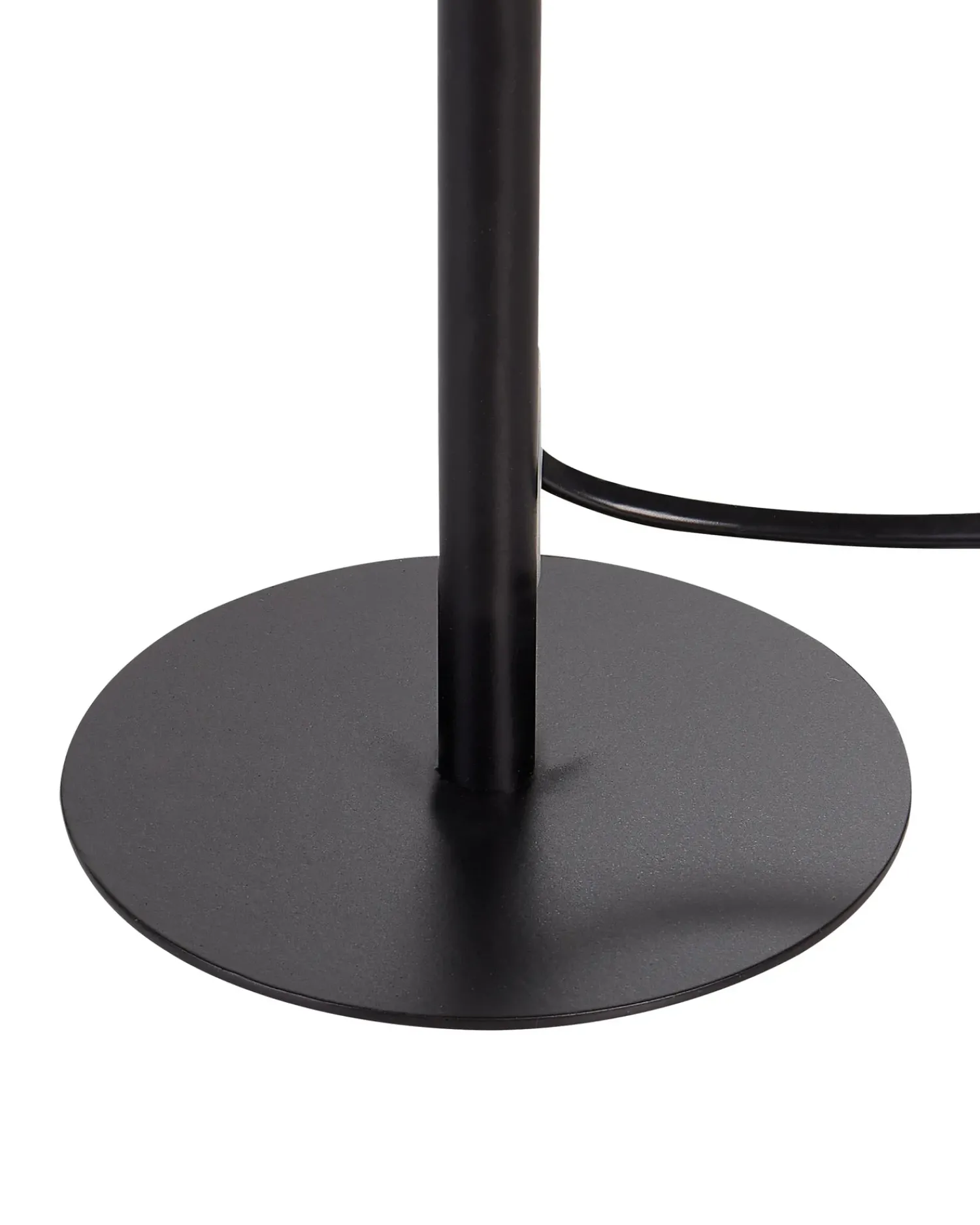 Sale Beliani Lampada da tavolo VINAZCO Bouclé Bianco Bianco Nero