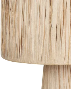 Sale Beliani Lampada da tavolo WELMEL Vimini Naturale