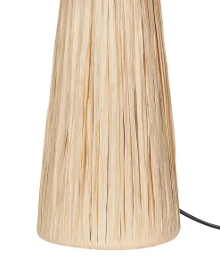 Sale Beliani Lampada da tavolo WELMEL Vimini Naturale