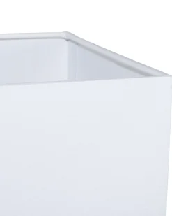 Sale Beliani Lampada da tavolo YASUNI Metallo Bianco Bianco Argento Nero