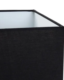 Beliani Lampada da tavolo YASUNI Metallo Nero Argento Nero