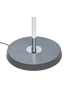 Sale Beliani Lampada da terra a LED ANDROMEDA con dimmer Metallo Argento Argento Nero