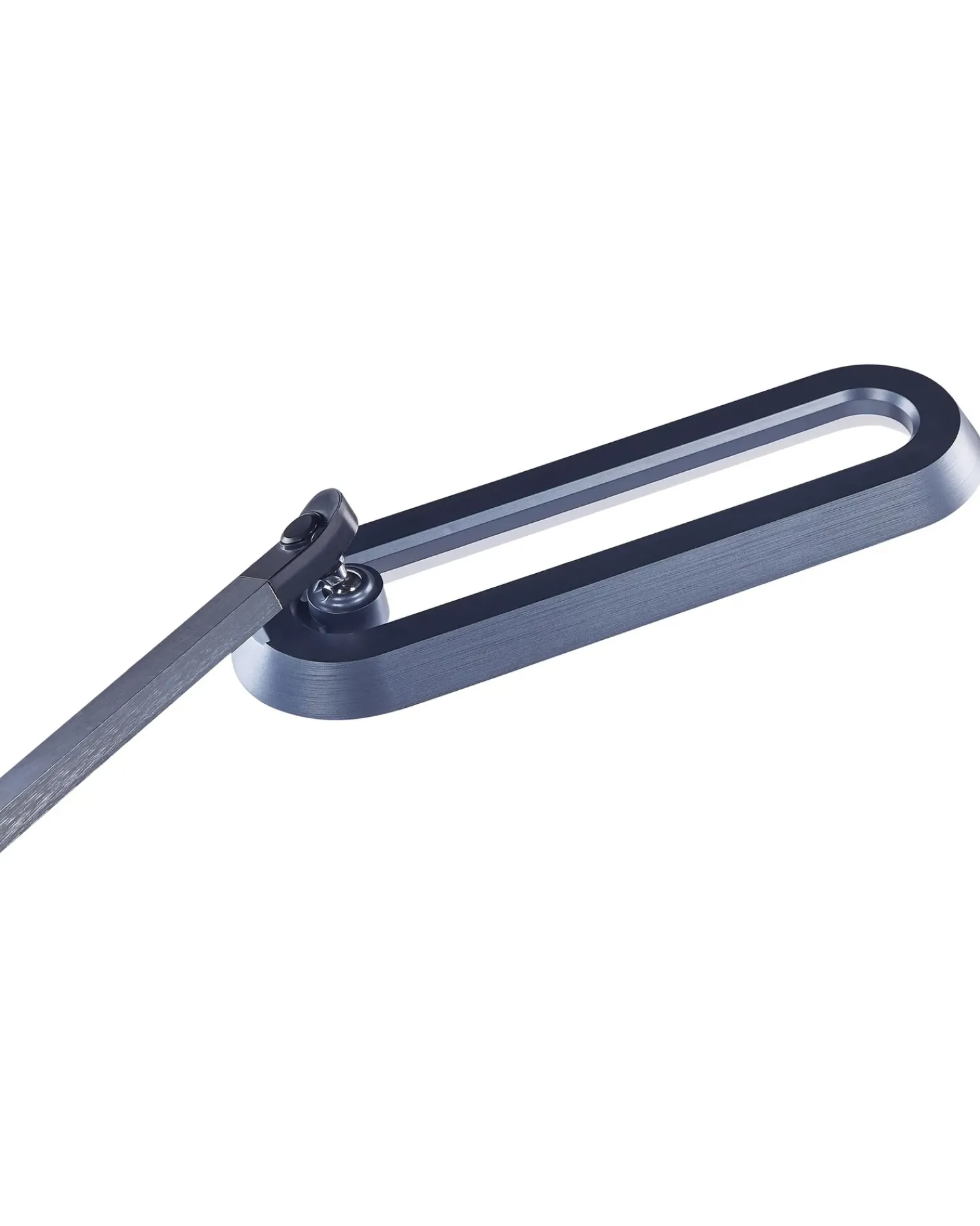Sale Beliani Lampada da terra a LED AQUARIUS con dimmer Metallo Grigio scuro Grigio Nero