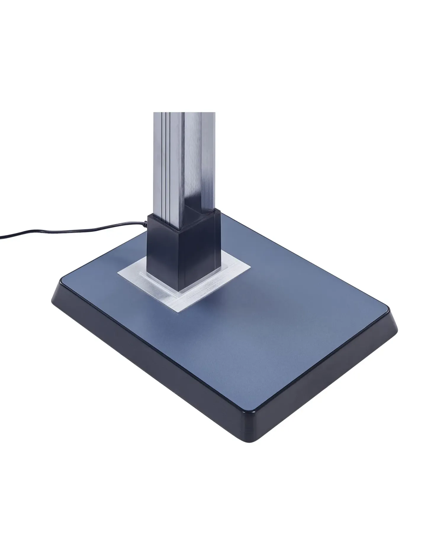Sale Beliani Lampada da terra a LED AQUARIUS con dimmer Metallo Grigio scuro Grigio Nero