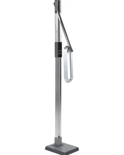 Online Beliani Lampada da terra a LED AQUARIUS con dimmer Metallo Argento Argento Nero