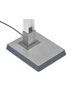 Online Beliani Lampada da terra a LED AQUARIUS con dimmer Metallo Argento Argento Nero
