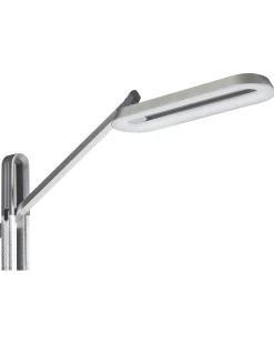 Online Beliani Lampada da terra a LED AQUARIUS con dimmer Metallo Argento Argento Nero