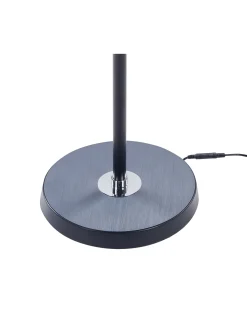 Discount Beliani Lampada da terra a LED ARIES con telecomando con dimmer Metallo Nero