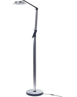 Outlet Beliani Lampada da terra a LED CARINA con dimmer Metallo Argento