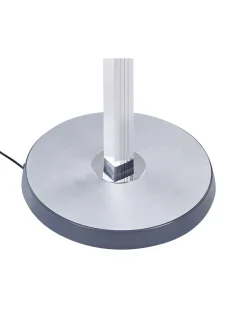 Outlet Beliani Lampada da terra a LED CARINA con dimmer Metallo Argento