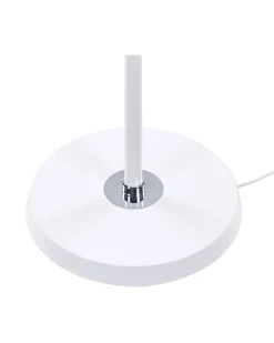 Beliani Lampada da terra a LED CASSIOPEIA con dimmer Metallo Bianco