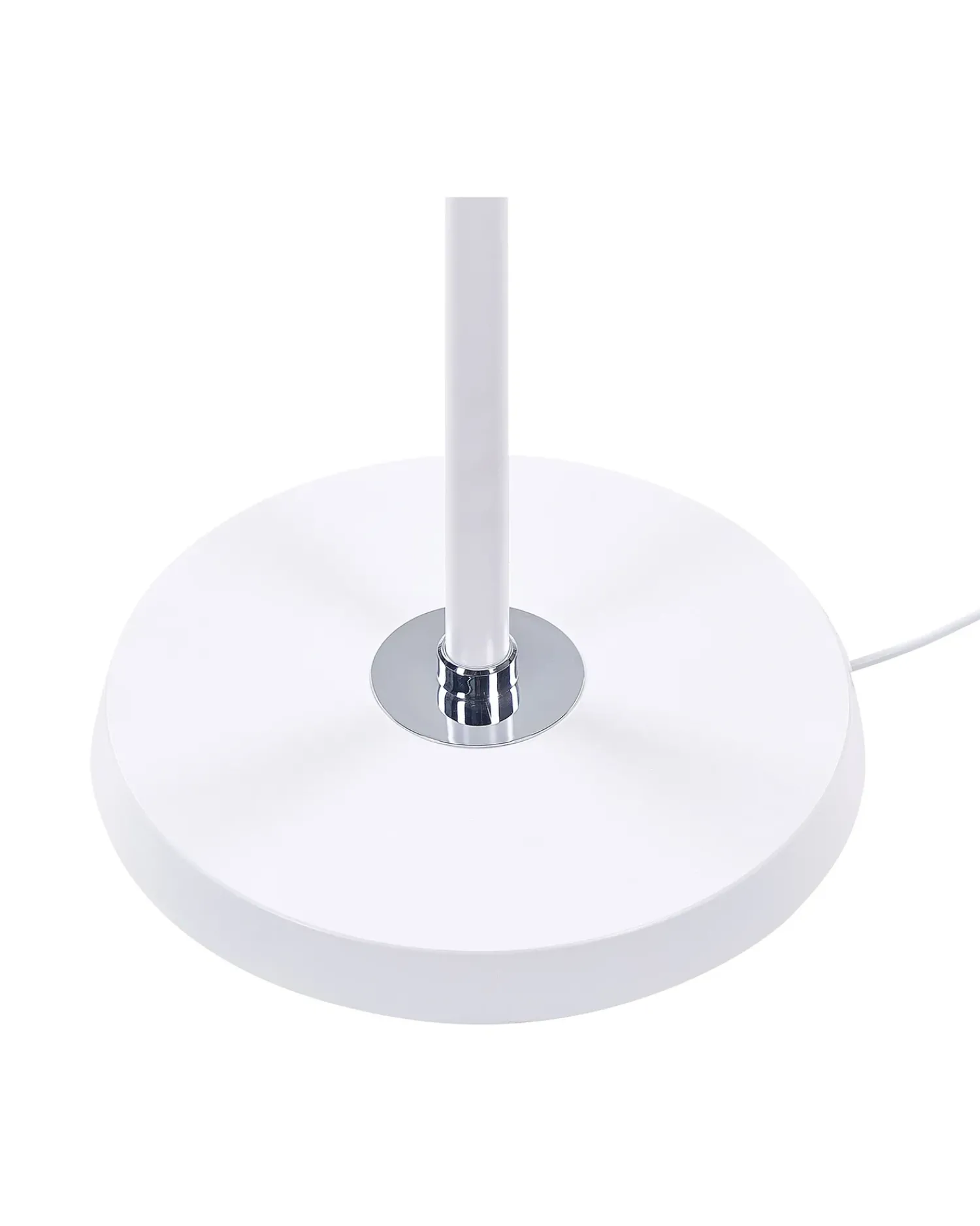 Beliani Lampada da terra a LED CASSIOPEIA con dimmer Metallo Bianco