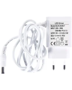 Beliani Lampada da terra a LED CASSIOPEIA con dimmer Metallo Bianco