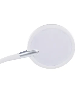 Beliani Lampada da terra a LED CASSIOPEIA con dimmer Metallo Bianco