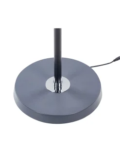 Outlet Beliani Lampada da terra a LED CASSIOPEIA con dimmer Metallo Nero
