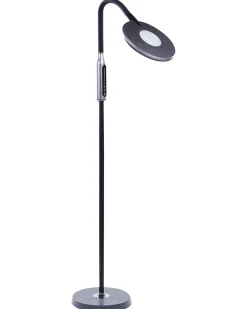 Outlet Beliani Lampada da terra a LED CASSIOPEIA con dimmer Metallo Nero