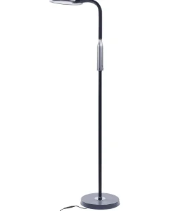 Outlet Beliani Lampada da terra a LED CASSIOPEIA con dimmer Metallo Nero