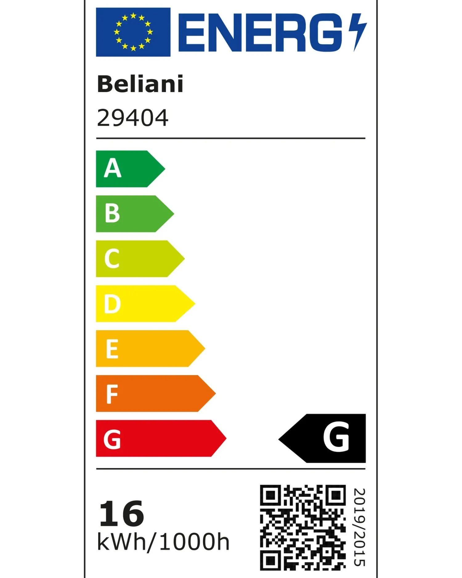 Outlet Beliani Lampada da terra a LED COMALIE Metallo Nero