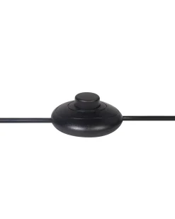 Outlet Beliani Lampada da terra a LED COMALIE Metallo Nero