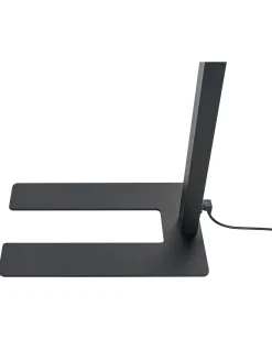 Hot Beliani Lampada da terra a LED MENSA con sensore di movimento Metallo Nero