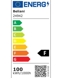 Outlet Beliani Lampada da terra a LED MENSA con sensore di movimento Metallo Argento