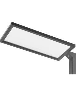 Online Beliani Lampada da terra a LED ORION con sensore di movimento Metallo Nero