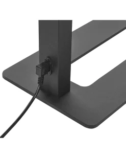 Online Beliani Lampada da terra a LED ORION con sensore di movimento Metallo Nero