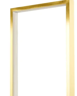 New Beliani Lampada da terra a LED PATRICIO Metallo Oro Marrone Oro