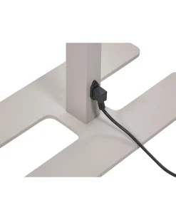 Clearance Beliani Lampada da terra a LED SCULPTOR con sensore di movimento Metallo Argento
