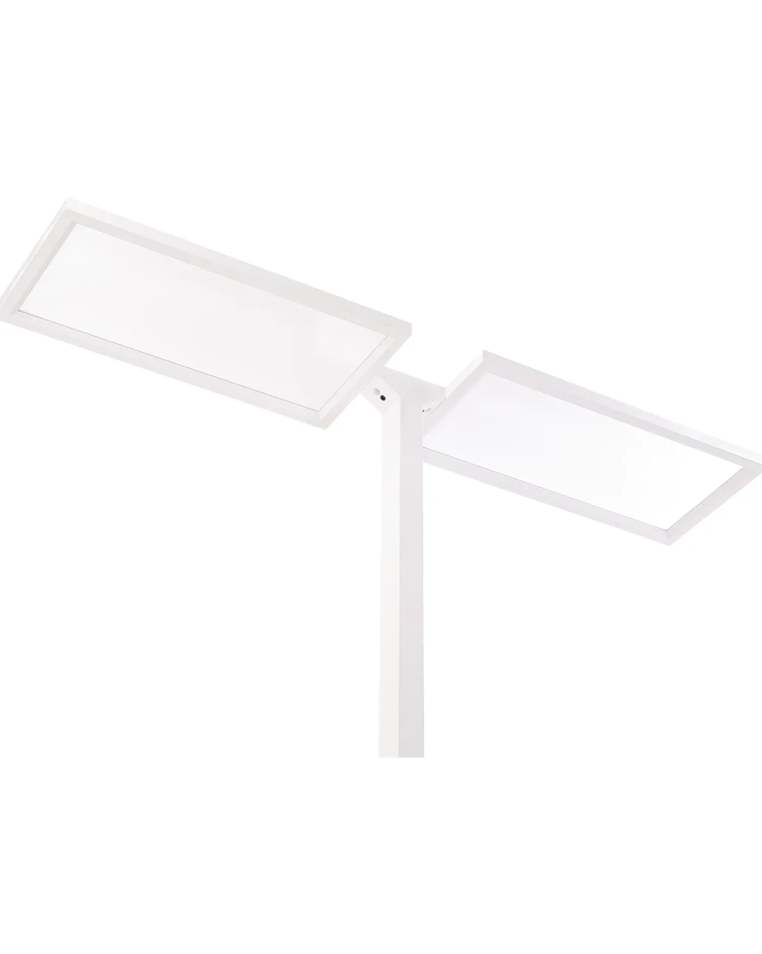 Clearance Beliani Lampada da terra a LED SCULPTOR con sensore di movimento Metallo Bianco