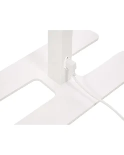 Clearance Beliani Lampada da terra a LED SCULPTOR con sensore di movimento Metallo Bianco