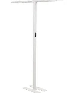Clearance Beliani Lampada da terra a LED SCULPTOR con sensore di movimento Metallo Bianco