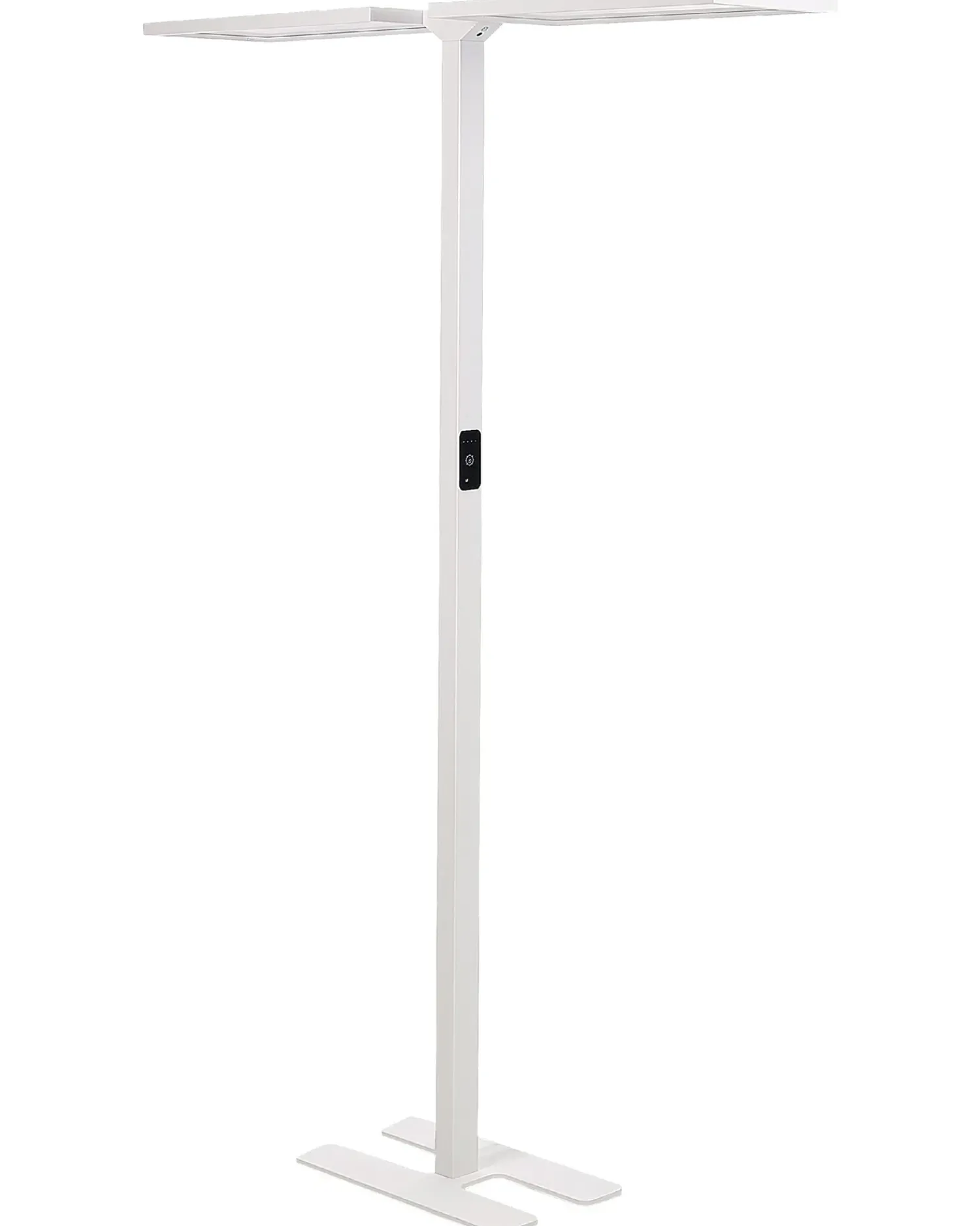 Clearance Beliani Lampada da terra a LED SCULPTOR con sensore di movimento Metallo Bianco