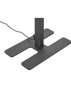 Online Beliani Lampada da terra a LED SCULPTOR con sensore di movimento Metallo Nero