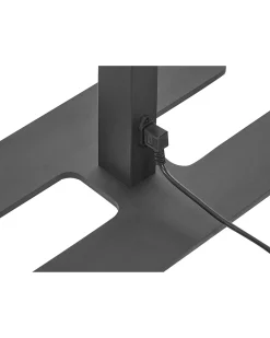 Online Beliani Lampada da terra a LED SCULPTOR con sensore di movimento Metallo Nero