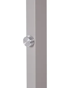 Sale Beliani Lampada da terra a LED TAURUS con dimmer Metallo Argento