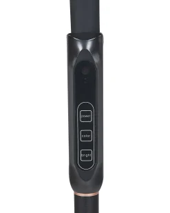 Outlet Beliani Lampada da terra con morsetto convertibile a LED APUS con telecomando con dimmer Metallo Nero
