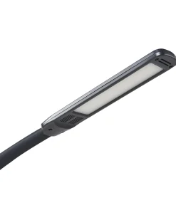Outlet Beliani Lampada da terra con morsetto convertibile a LED APUS con telecomando con dimmer Metallo Nero