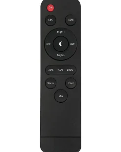 Outlet Beliani Lampada da terra con morsetto convertibile a LED APUS con telecomando con dimmer Metallo Nero