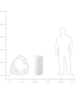 Clearance Beliani Lampada da terra LED per esterni PIEDRA con telecomando Bianco