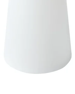 Outlet Beliani Lampada da terra LED per esterni SABANAS con telecomando Bianco