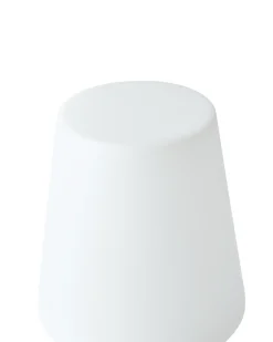 Outlet Beliani Lampada da terra LED per esterni SABANAS con telecomando Bianco