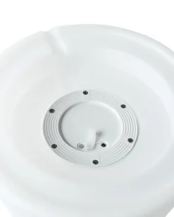 Outlet Beliani Lampada da terra LED per esterni SABANAS con telecomando Bianco