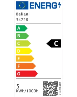 Sale Beliani Lampada da terra LED per esterni LAGARTO con telecomando Bianco