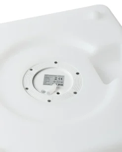 Sale Beliani Lampada da terra LED per esterni LAGARTO con telecomando Bianco