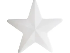 Hot Beliani Lampada da terra LED per esterni OLSAN Stella 76 cm Bianco