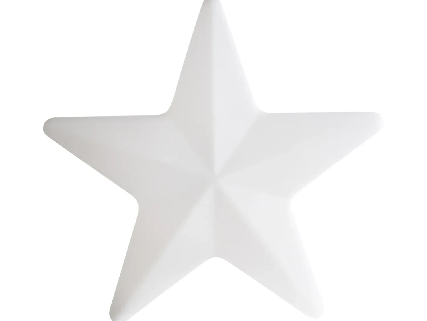 Hot Beliani Lampada da terra LED per esterni OLSAN Stella 76 cm Bianco