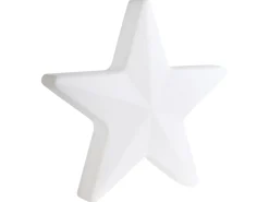 Hot Beliani Lampada da terra LED per esterni OLSAN Stella 76 cm Bianco