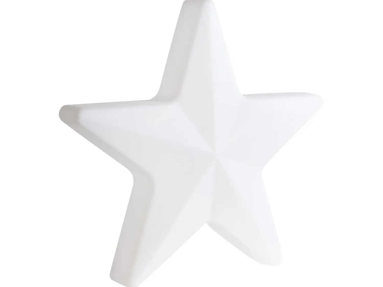 Hot Beliani Lampada da terra LED per esterni OLSAN Stella 76 cm Bianco